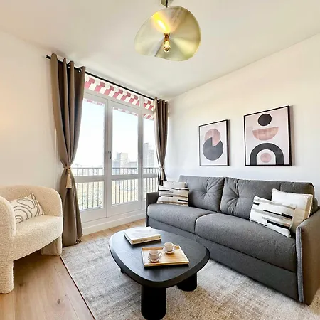 Premium Flat Balcony & Lift For 5 * Párizs