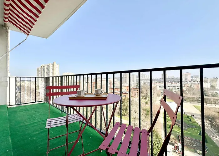 Apartment Premium Flat Balcony & Lift For 5 Paris
