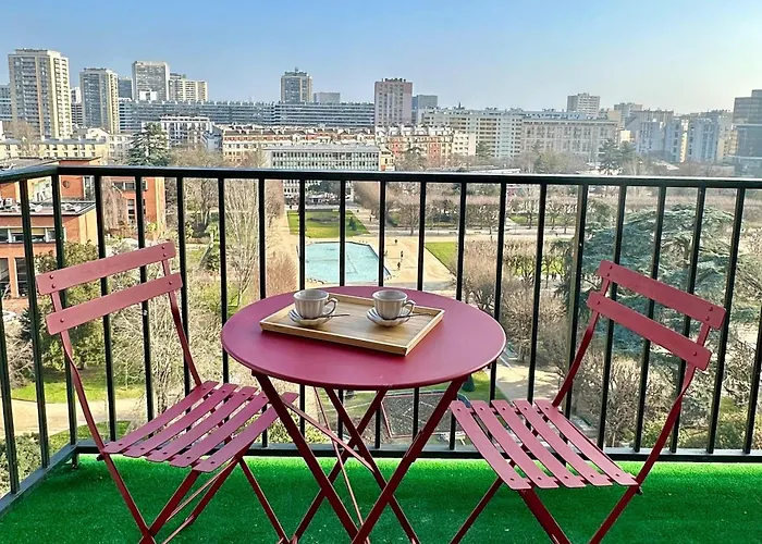 Premium Flat Balcony & Lift For 5 * Párizs